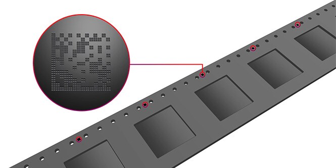 3m Polycarbonate Carrier Tape 3002's 2D barcode technology
