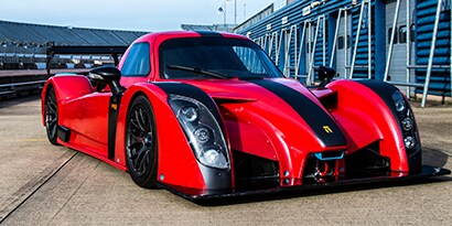 red car wrapped with 3M™ Wrap Film Series 1080
