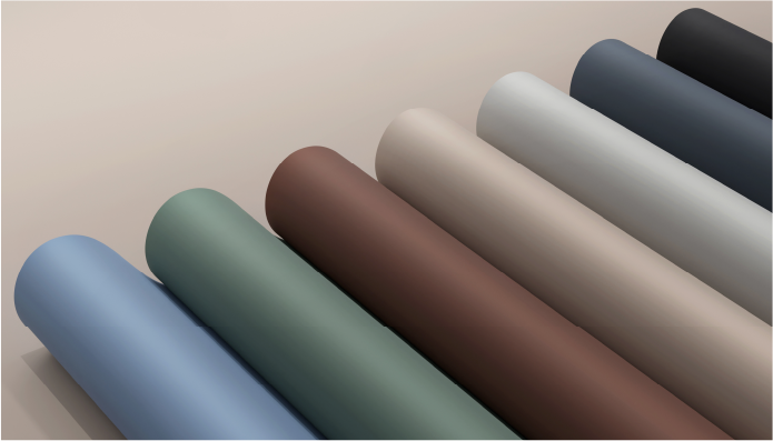 Rolls of 3M DI-NOC wall panels