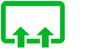 green symbol with a hammer and wrench
