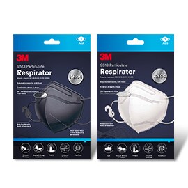 3M™ PARTICULATE RESPIRATOR 9513 is designed for better protection aganst very small airborne particles and germs.