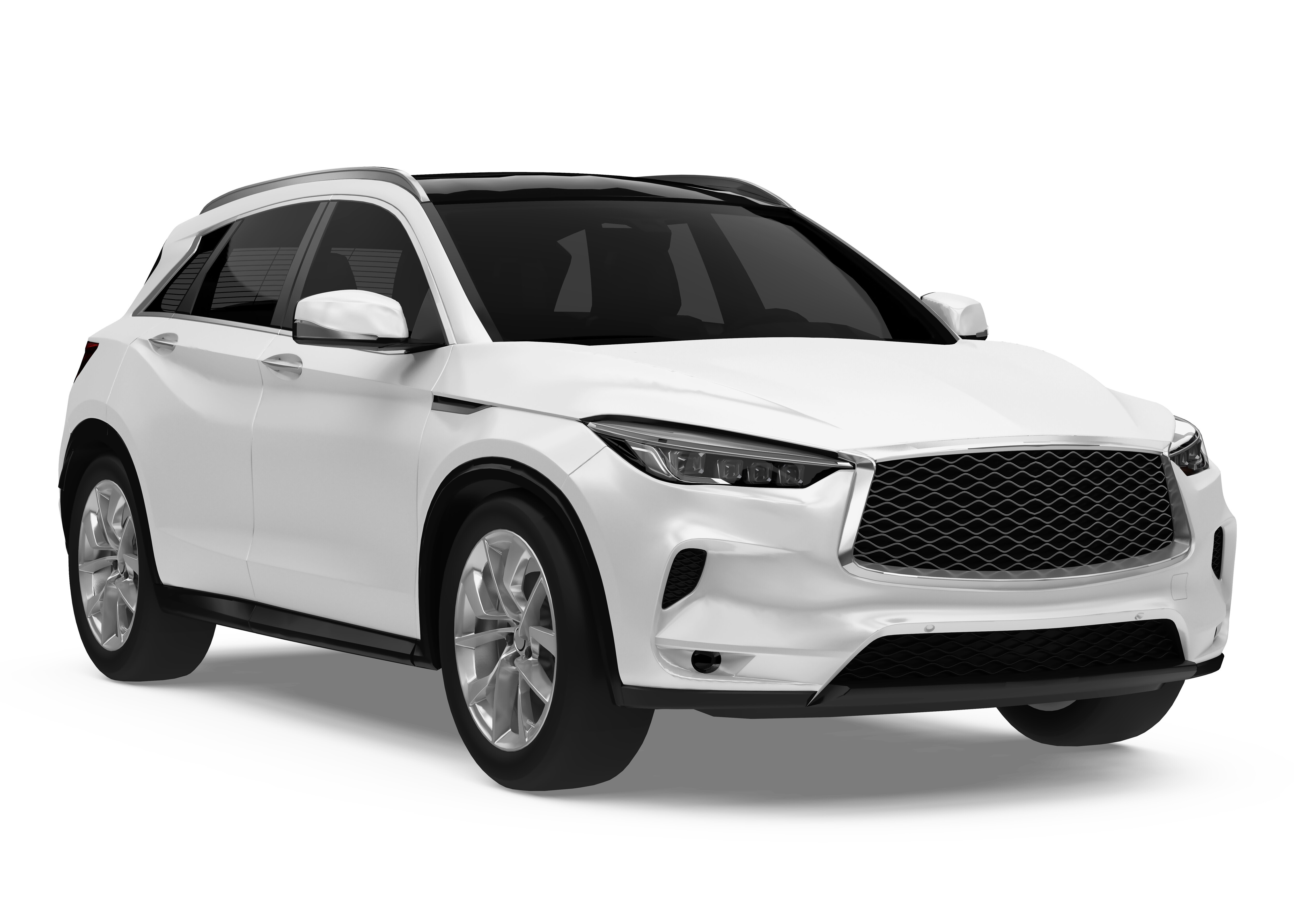 Front/passenger side image of an automobile with hotspots pointing to 3M solutions
