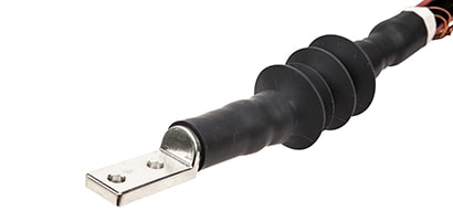 A 3M cable termination is used for electrical construction and maintenance.
