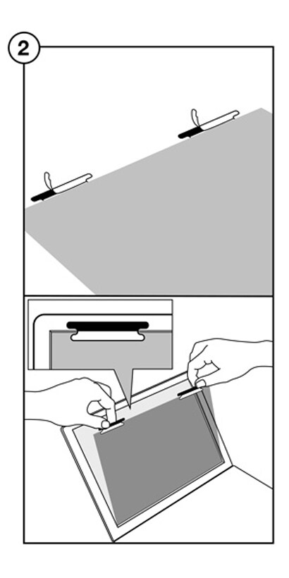3M™ COMPLY™ Attachment System for Raised Bezel Fit installation step 2
