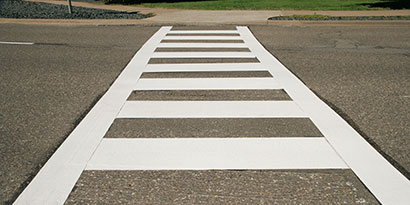 3M pavement markings can help improve road safety for all, especially for drivers who need to see in wet and dark conditions 

