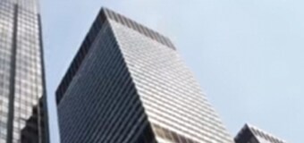 A tall building with window.
