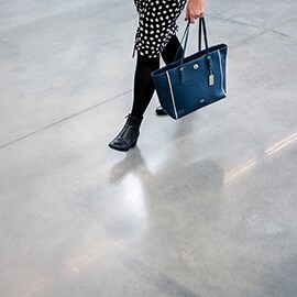 easiest way to clean concrete floor