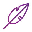 Feather icon representing the light weight of the 3M™ Performance Spray Gun.