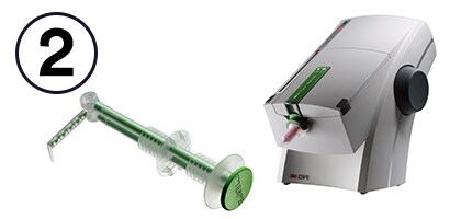 intra-oral syringe and automatic mixer
