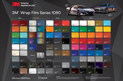 3m wrap film series 1080 poster for your shop
