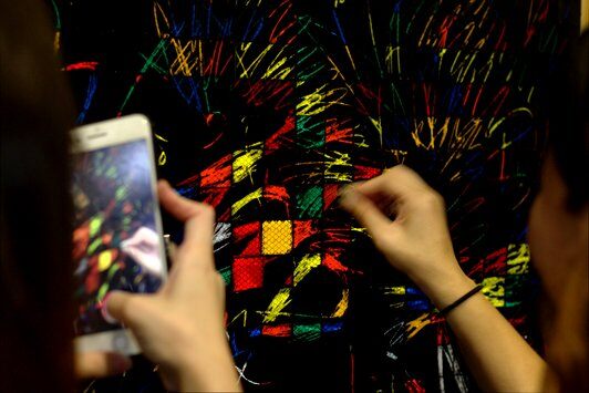 close-up of hands holding a phone