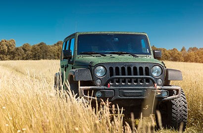 Green jeep car wrap
