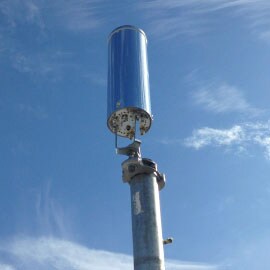 3m conceal film wrapped on a wirefless infrastructure to help blend in to the natural environment