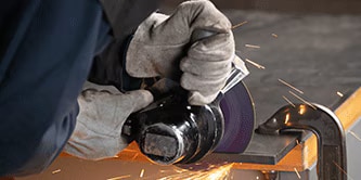 cutting metal with Cubitron 3 Abrasive Disc
