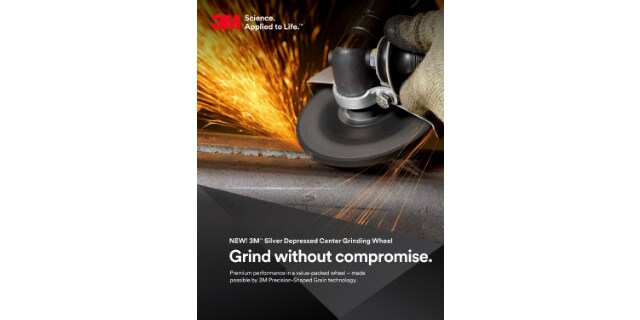 3M Silver Depressed Center Grinding Wheel Brochure