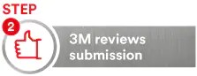 Step 2: 3M reviews submission.
