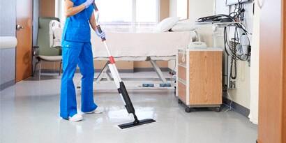 patient room floor cleaning solutions