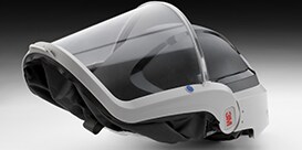 close up of a visor on 3M Versaflo Head Top
