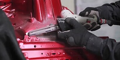 file belt preparing surfaces for part replacement
