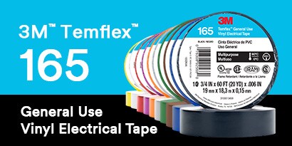 3M Temflex 165 General Use Tape

