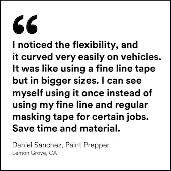 Testimonial by technician using Poly Tape.
