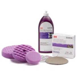 The Perfect-It 1-Step Paint Finishing System abrasives, finishing material, and  finishing pads