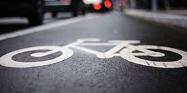 bike lane icon or symbol 
