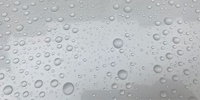 Water drops on a surface
