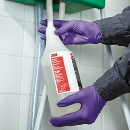 Control chemical usage for sustainable cleaning practices