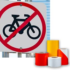 traffic sign reflective material
