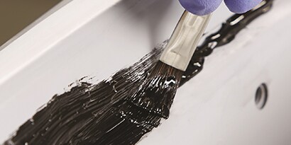 brushing sealer to primed metal
