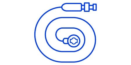 CoaXPress industrial camera cable icon
