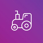 Tractor icon linking to the 3M™ Performance Spray Gun farm equipment article.
