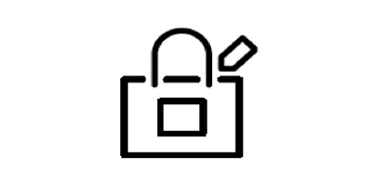 line drawing of a retail bag with a price tag

