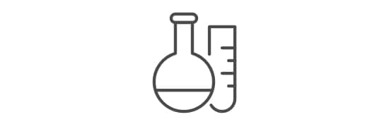 round bottom flask and test tube icon
