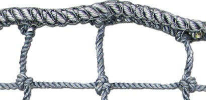 Close up image of heavy-duty safety net
