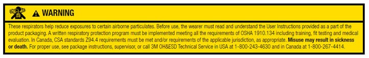 3M Cool Flow Warnings