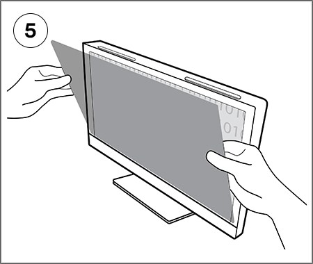 3M™ COMPLY™ Magnetic Attach for Monitors installation step 5
