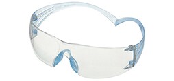 SecureFit 300: 3M™ SecureFit™ 300 Series, SF301SGAF-LBL, Ice Blue, Clear Scotchgard™ Protector Lens
