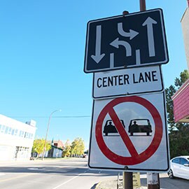 learn more about road diets to improve traffic safety