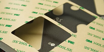 3M laminating adhesives can be die cut for a precision fit
