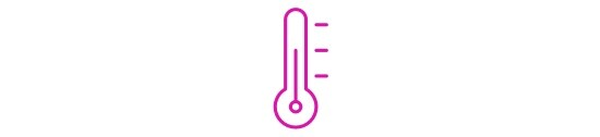 temperature and molecules icon

