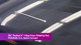 Finishing material applied to the area