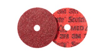 Image showing a front and back of nonwoven disc
