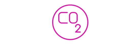 CO2 gas icon
