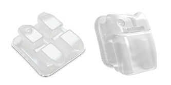 3M APC Flash-Free dental adhesive for braces with Clarity Ultra Self-Ligating Brackets.
