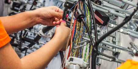 3M Heat Shrink Tubing protecting wires from moisture
