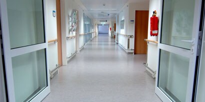 health care facility with 3M surface finishes