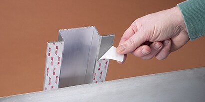 Use 3M™ VHB™ Tapes to bond powder coated metal stiffeners in office desks and filing cabinets.

