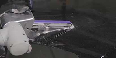 file belt grinding aluminum body parts
